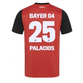 Pánské fotbalový oblečení Bayer Leverkusen Exequiel Palacios #25 Domácí košile 2024-25 Krátkým Rukávem